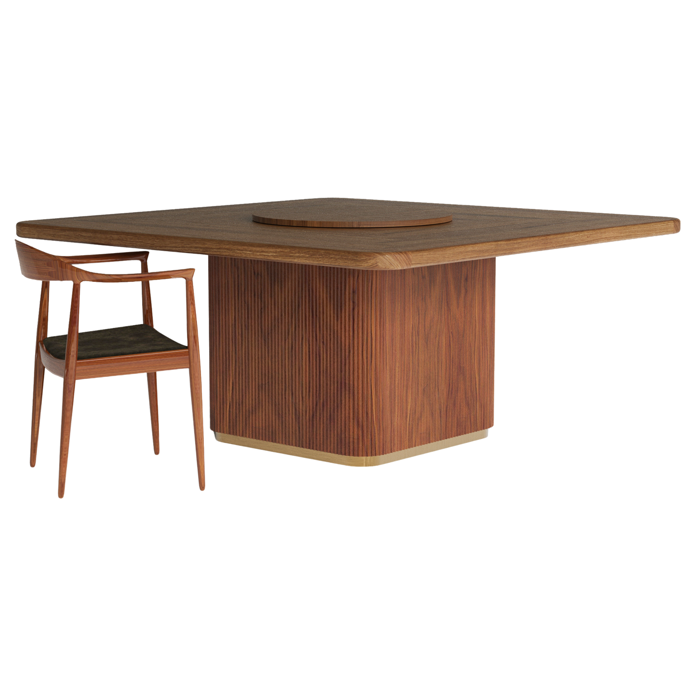 Collosal Dining Table – Square (Wooden Top)