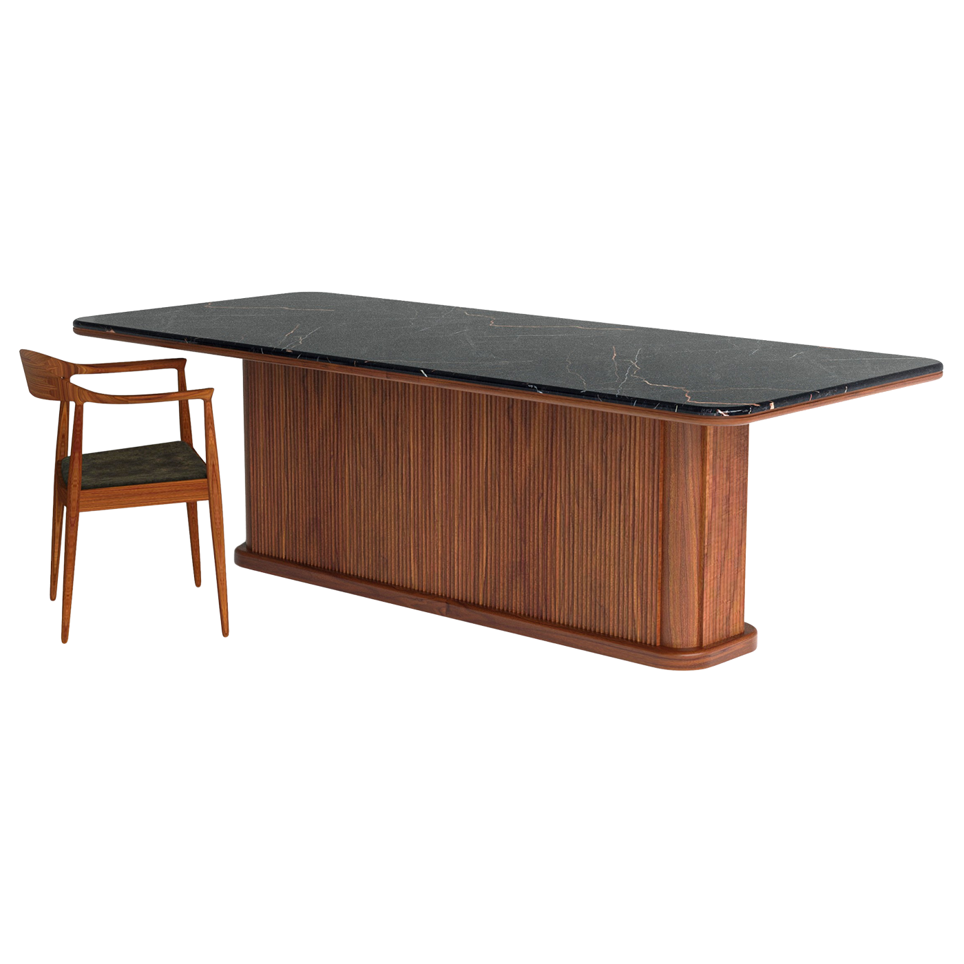 Collosal Dining Table – Single post (Stone Top)