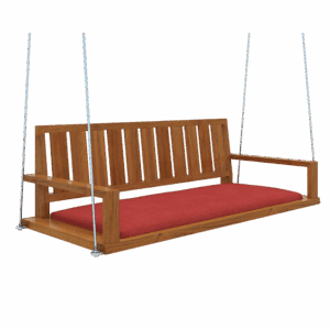 Fillet Swing – Wooden back & Cushioned seat