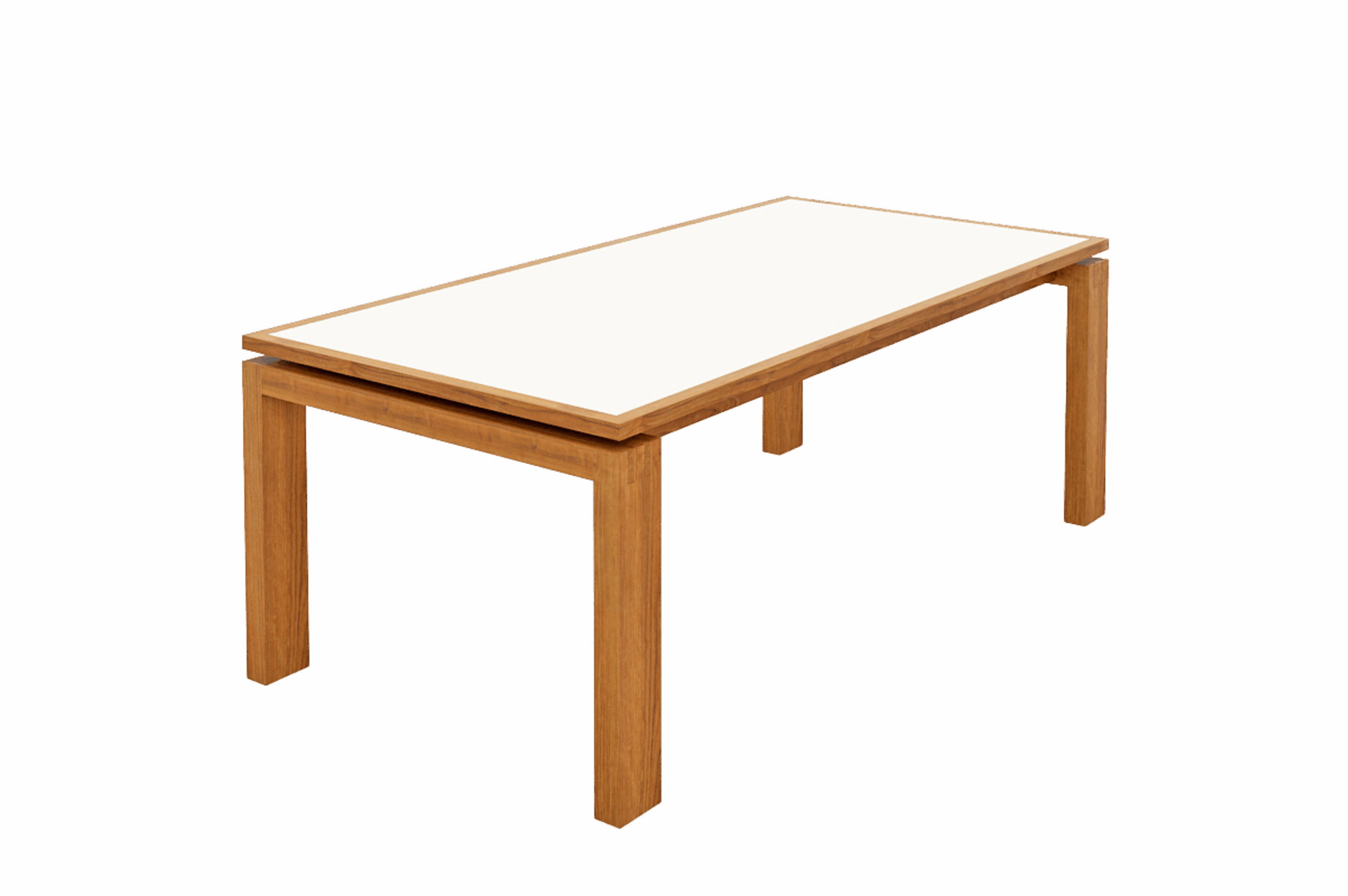 Collinear Dining Table (Glass Top)